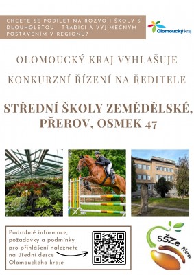 Vyhlášení konkurzního řízení na ředitele školské příspěvkové organizace