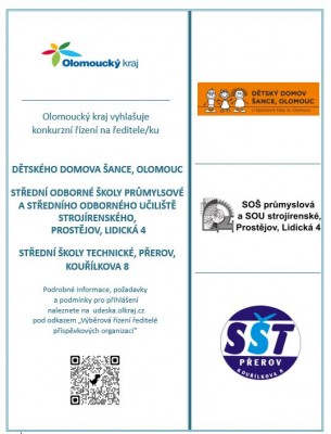 Vyhlášení konkurzních řízení na ředitele školských příspěvkových organizací