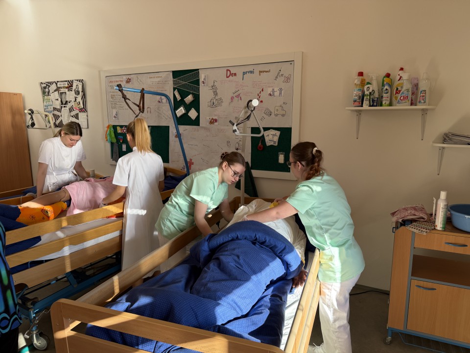 Soutěž v Pečovatelské činnosti na Odborném učilišti a Praktické škole v Mohelnici