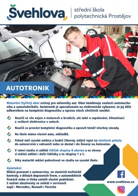 Autotronik - čtyřletý obor